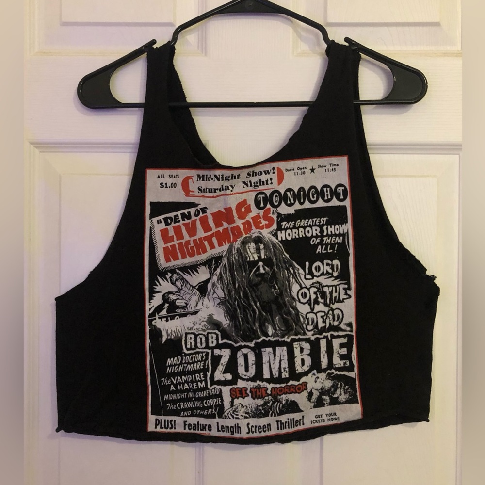 Rob Zombie crop top